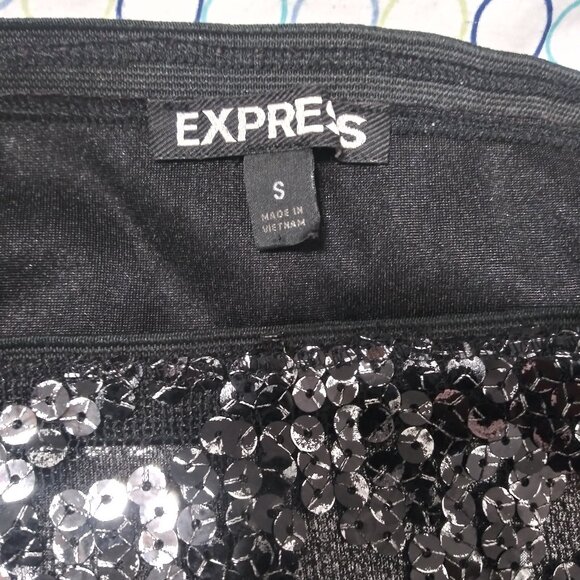 Express Skirt with sequins Sz S - Picture 2 of 7